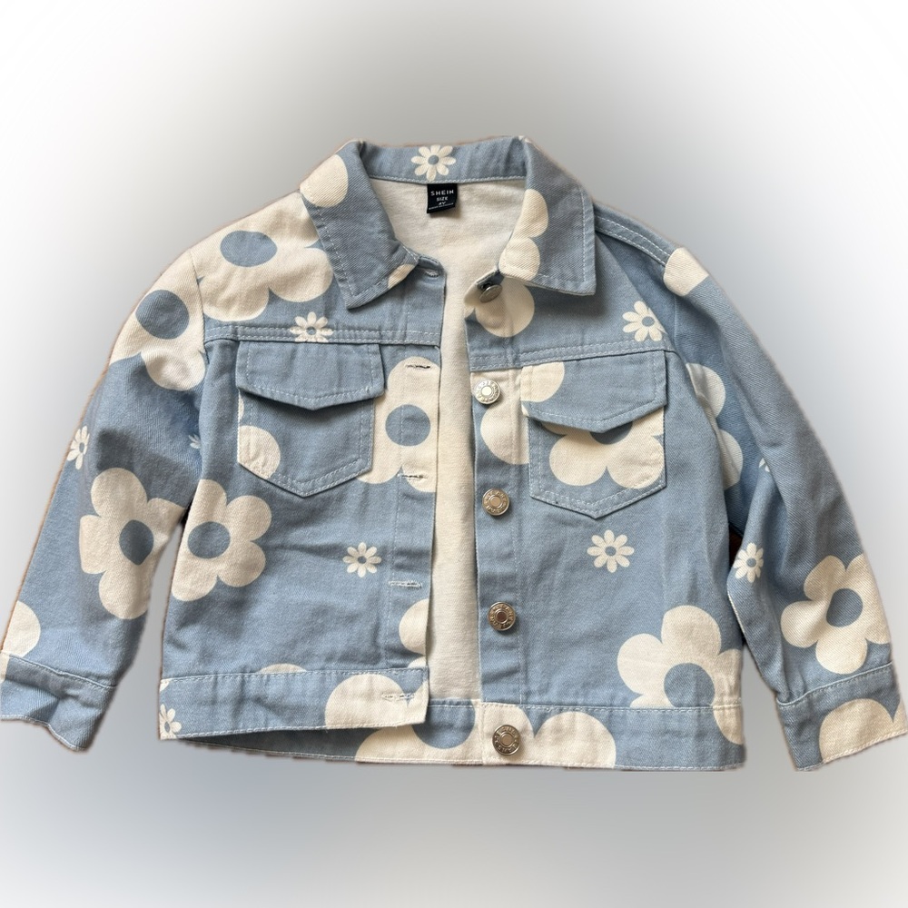 Flower Girl for Wedding Jean Jacket